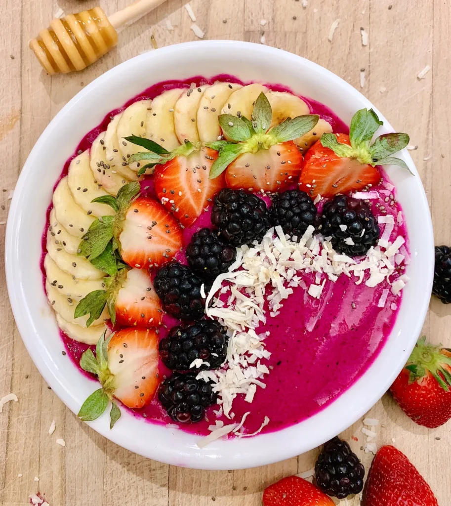 Easy Vibrant Pitaya Smoothie Bowl Recipe | Thick, Colorful & Packed with Fruit