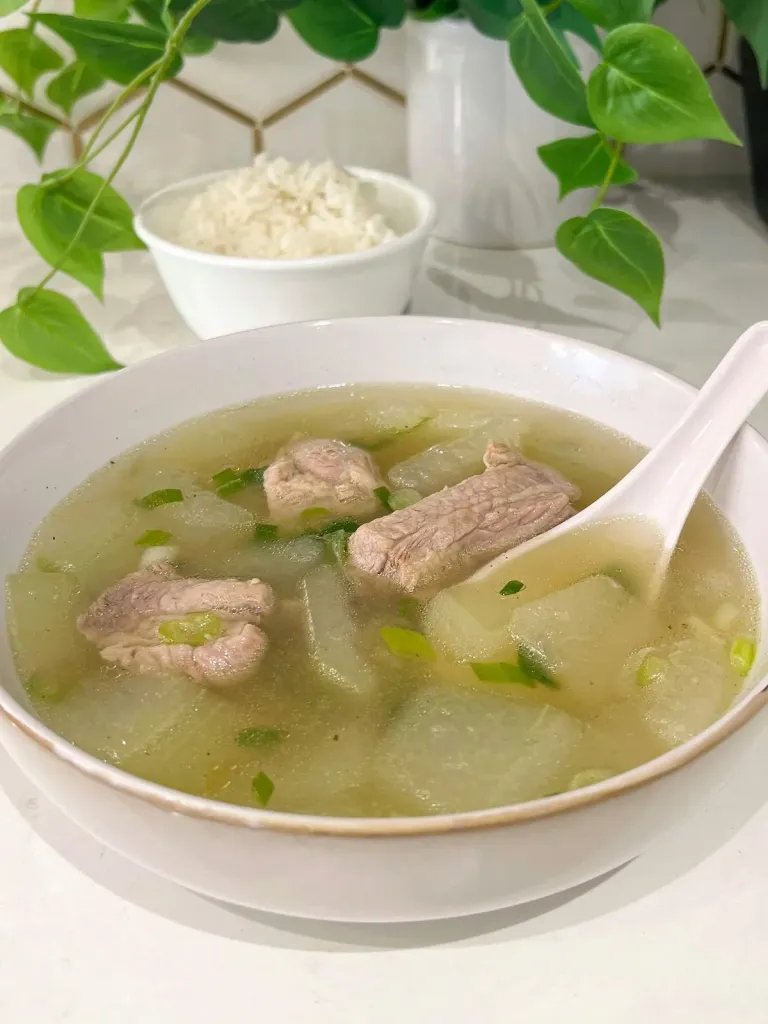 How to Make Canh Bí Sườn (Vietnamese Winter Melon Soup)