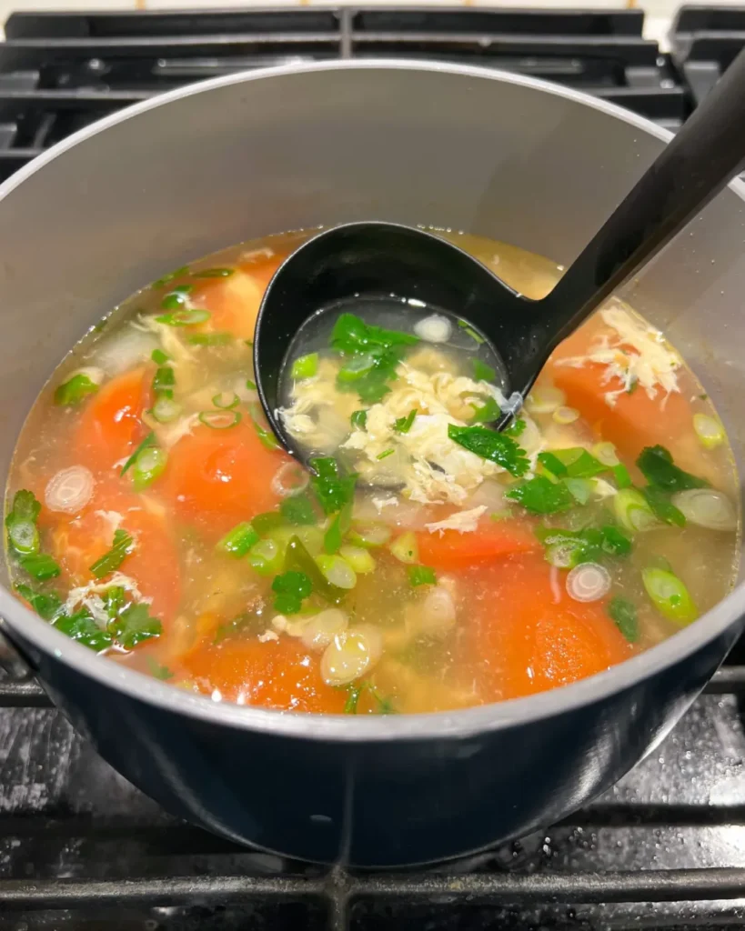 Canh Cà Chua Trứng