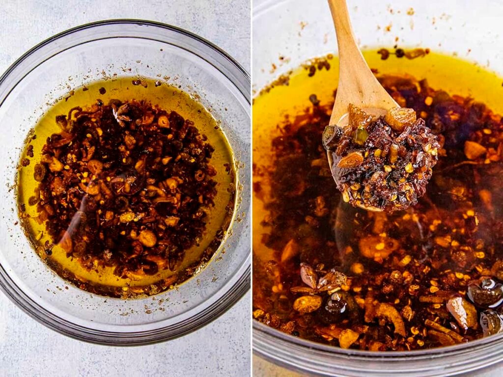 Spicy Wontons in Chili Oil