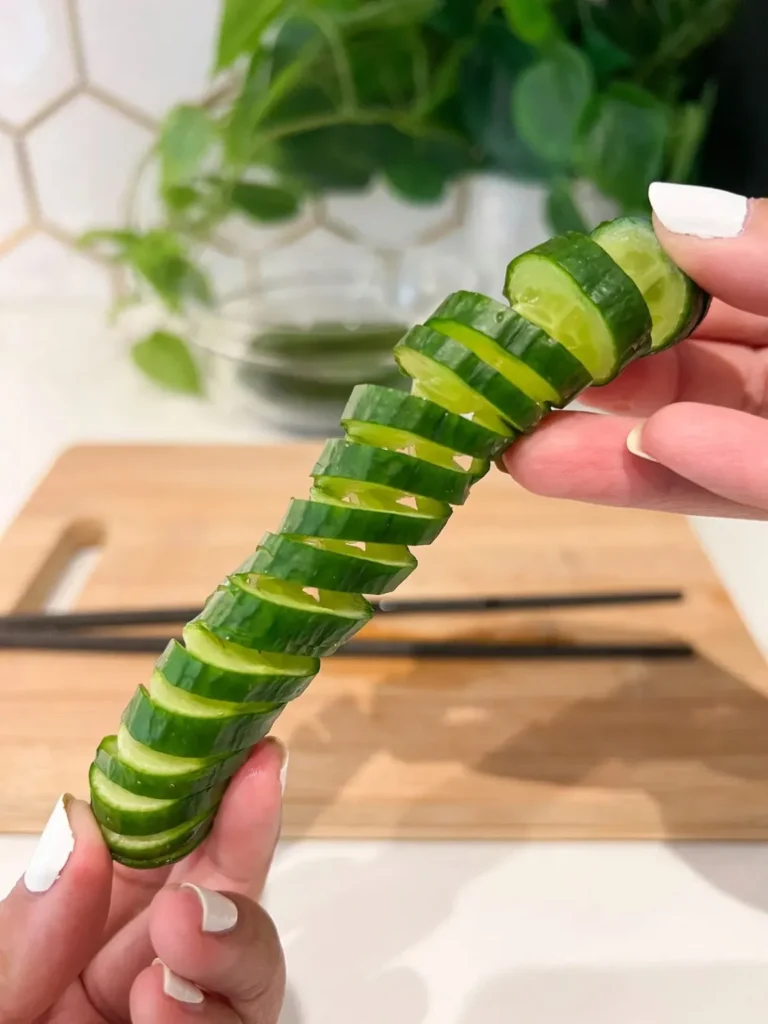 Spiral Cucumber Salad