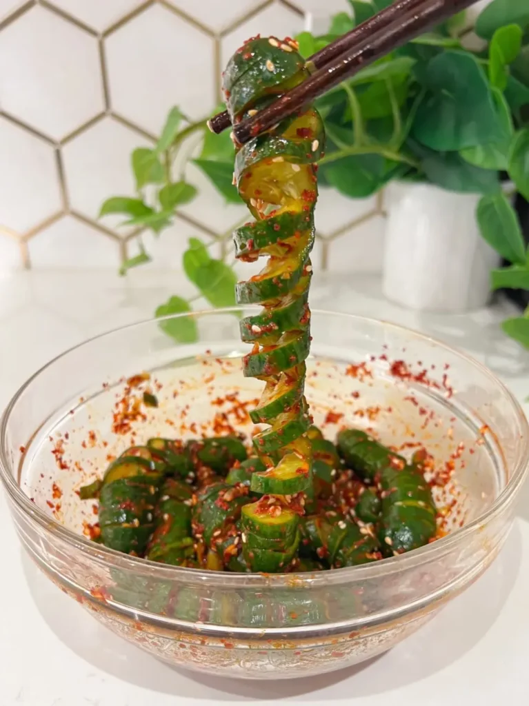 Spiral Cucumber Salad