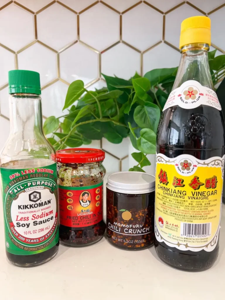 Cold Tofu ingredients