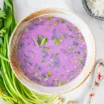 Vietnamese Purple Yam Soup (Canh Khoai Mỡ)