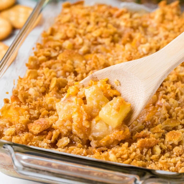 Pineapple Casserole with Cheese Recipe