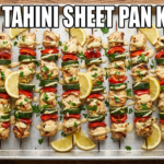 Lemon Tahini Sheet Pan Kebabs