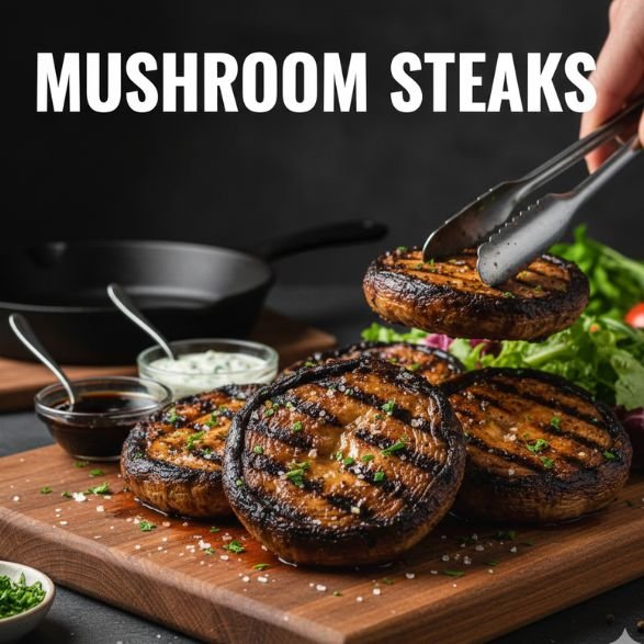 Grilled Portobello Mushroom Steaks