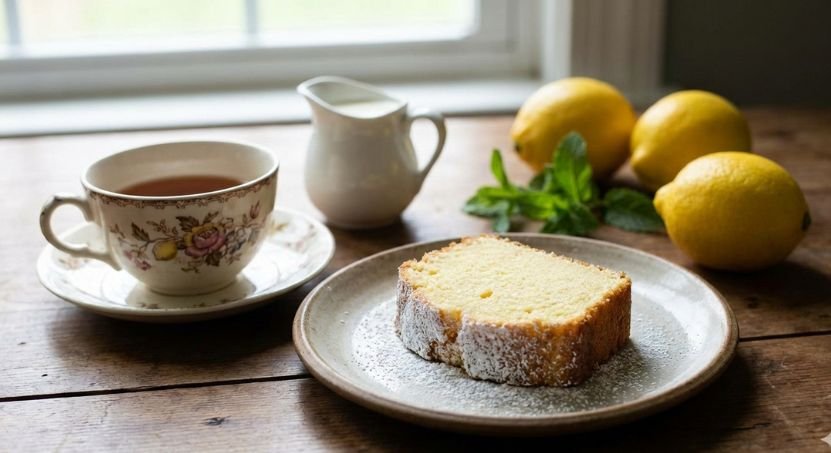 Lemon Sour Cream Pound Cake