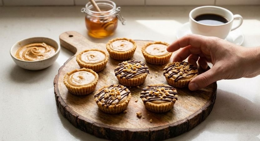 No Bake Peanut Butter Tarts