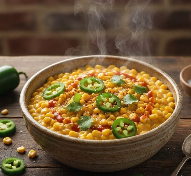 Spicy Jalapeno Cream Corn