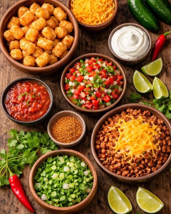 Tater Tot Taco Bowl