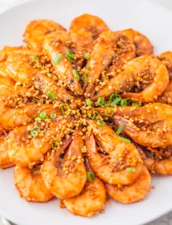 Vietnamese garlic fried shrimp