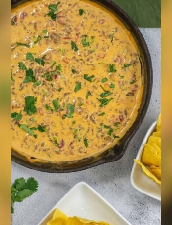 Easy Beef Queso Dip With Rotel