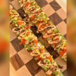 Smoked Salmon Sushi Boats