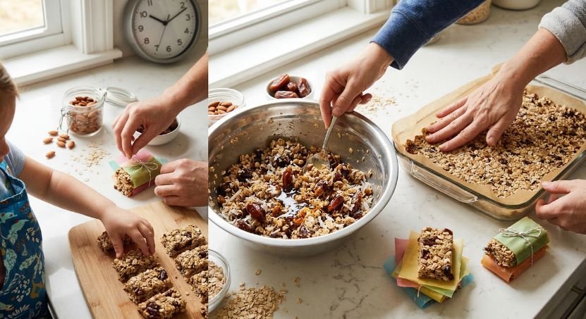 10 Minute No Bake Granola Bars