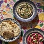 2 Ingredient Flatbreads With Beetroot Hummus Muhammara