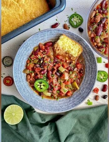 3 Bean Chili With Beer