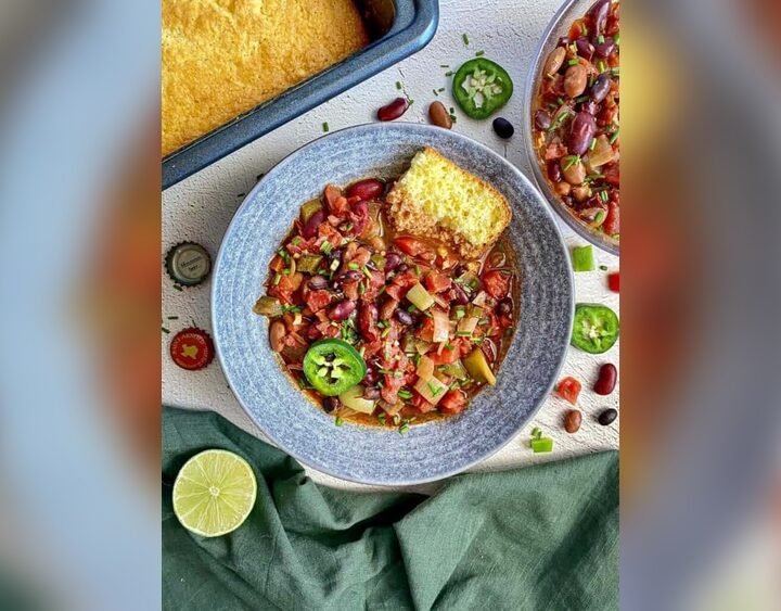 3 Bean Chili With Beer