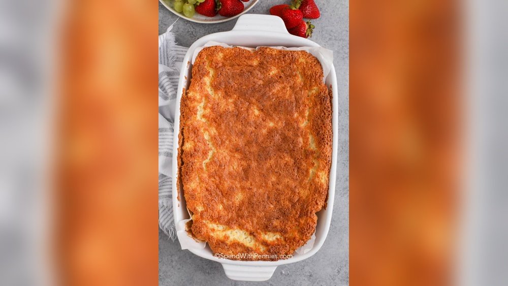 3 Ingredient Pineapple Angel Food Cake