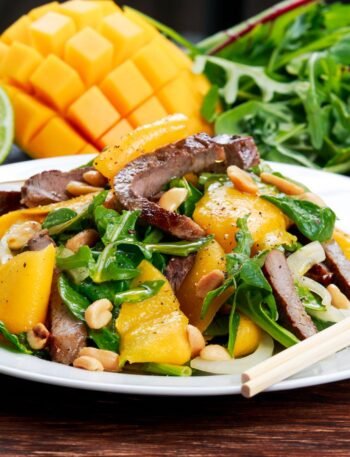 Vietnamese Style Beef Green Mango Salad