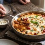 Baked Gnocchi Casserole In Creamy Tomato Sauce