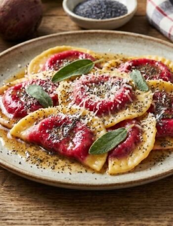Casunziei Allampezzana Beetroot Ravioli With Poppy Seeds Recipe
