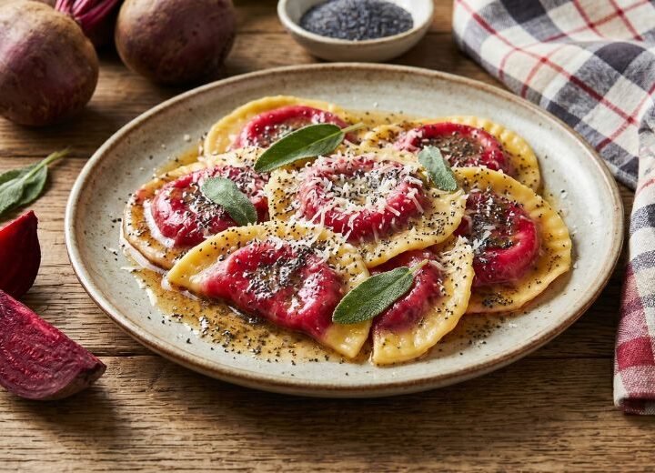 Casunziei Allampezzana Beetroot Ravioli With Poppy Seeds Recipe
