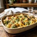 Enjoy this easy, creamy Cheesy Broccoli Cauliflower Bake No Condensed Soup Required. It is a healthy, delicious side dish the whole family will love!