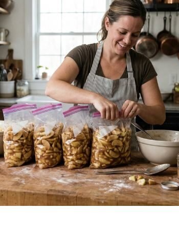 Freezer Apple Pie Filling 4 5 Pies