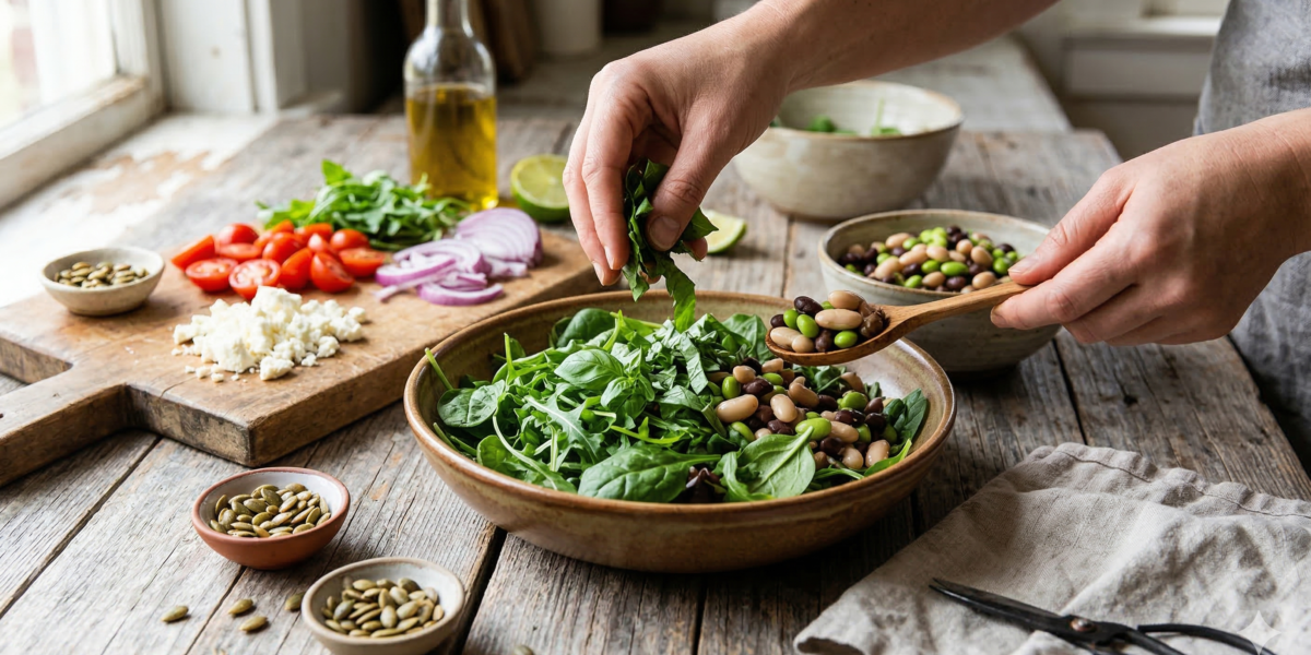 Green Plant And Bean Bowl