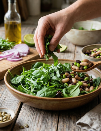 Green Plant And Bean Bowl