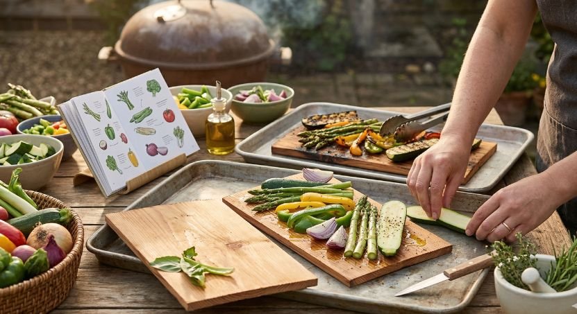 Grilled Green Planks