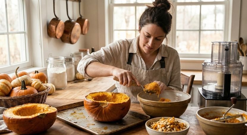 Homemade Pumpkin Puree How To Cook A Pumpkin
