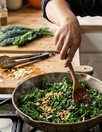How To Cook Kale Garlic Kale Recipe