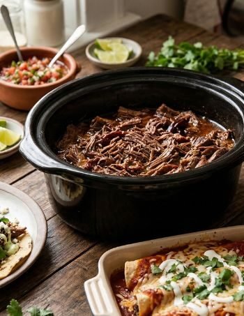 Slow Cooker Shredded Beef Perfect Tacos Enchiladas