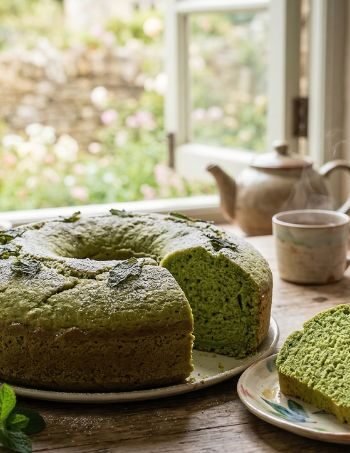 Soft Green Bread Cake