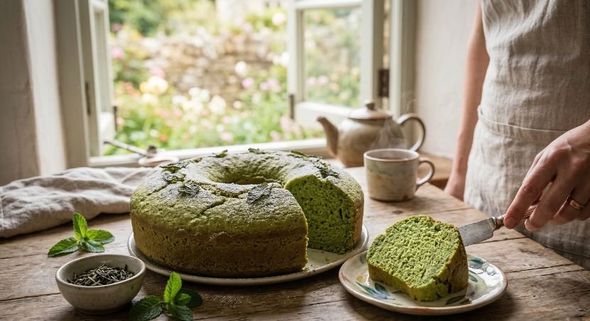Soft Green Bread Cake
