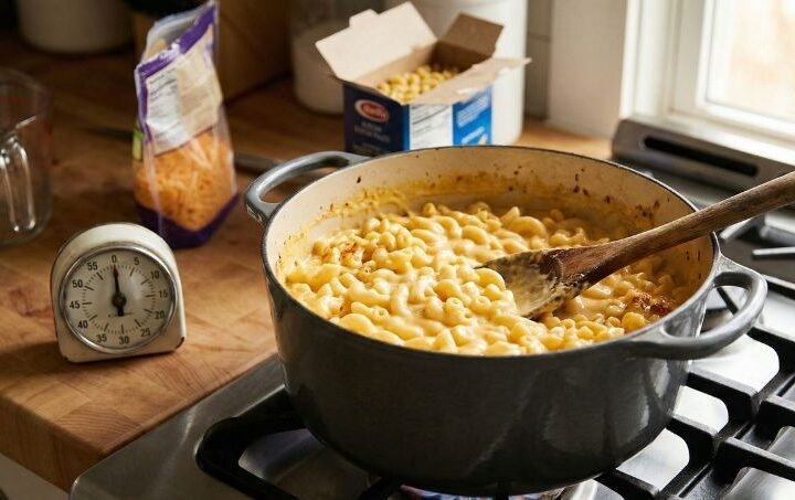 Stove Top Macaroni Cheese Ready In About 10 Minutes