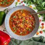 Homemade Stuffed Pepper Soup