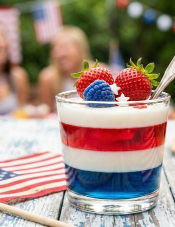 Super Easy Patriotic 4th Of July Layered Jelly