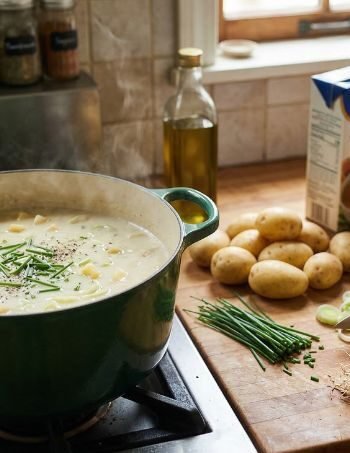 Vegan Potato Leek Soup