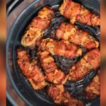 Air Fryer Bacon Wrapped Jalapeno Poppers
