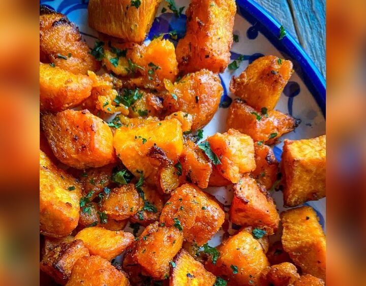 Air Fryer Sweet Potato Cubes
