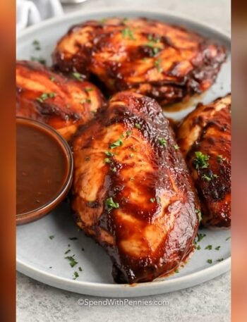 Baked Bbq Chicken Breasts 3 Ingredients