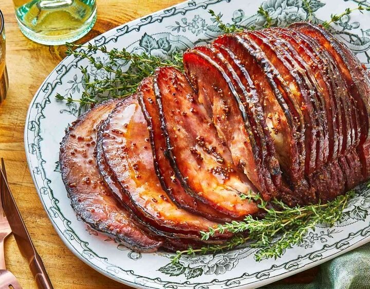 Baked Ham With Brown Sugar Glaze