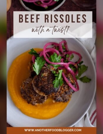 Beef Rissoles With A Twist