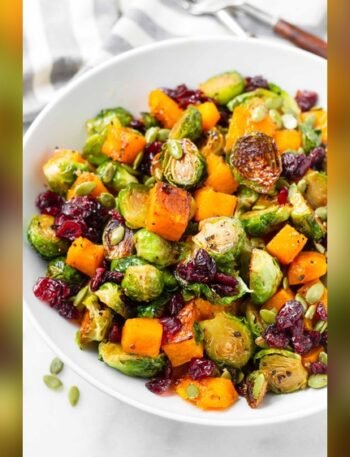 Butternut Squash And Brussels Sprouts Salad