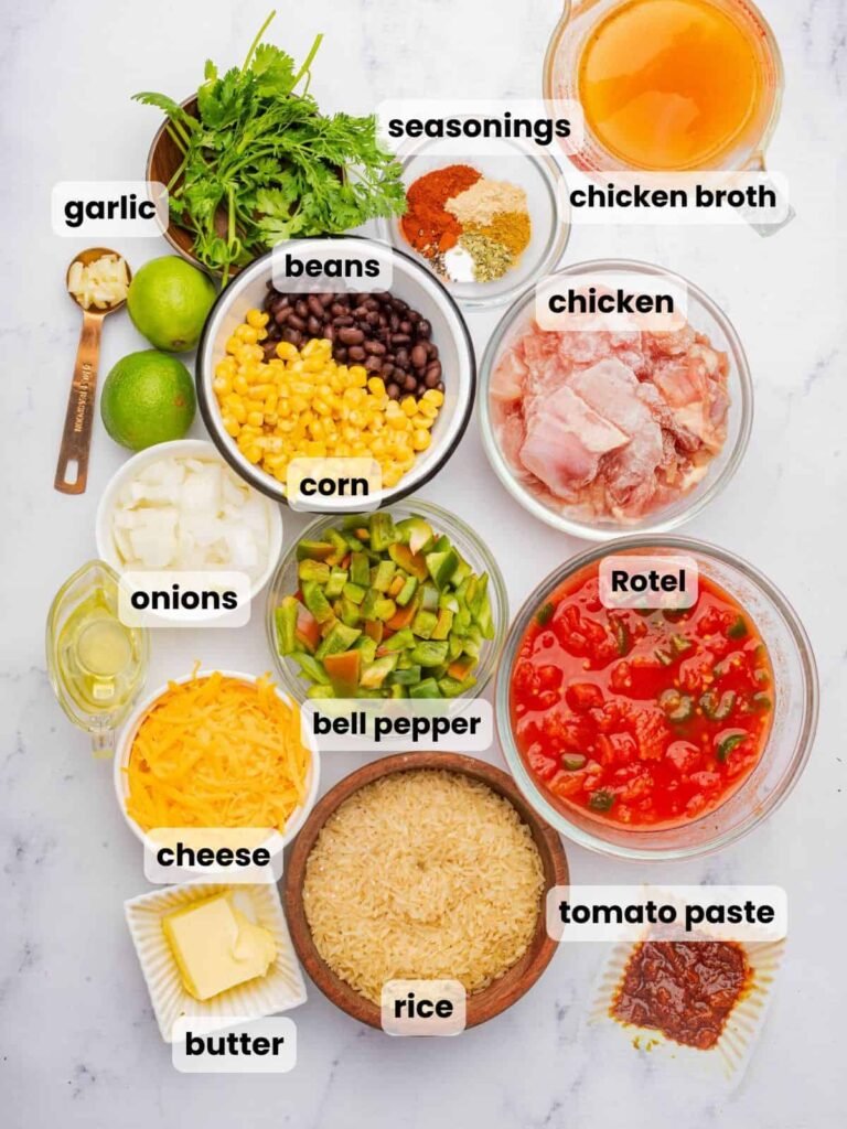 Cheesy Mexican Chicken And Rice