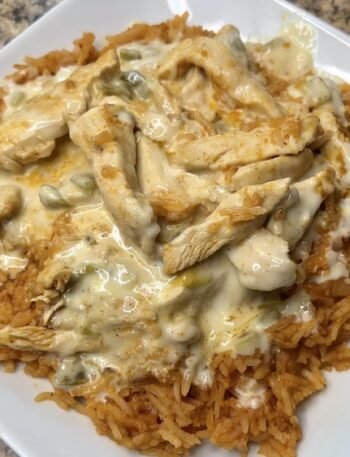 Cheesy Mexican Chicken And Rice