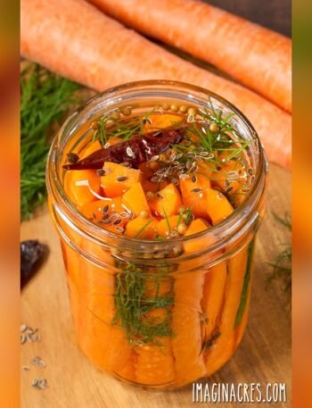 Cold Pickled Green Sticks